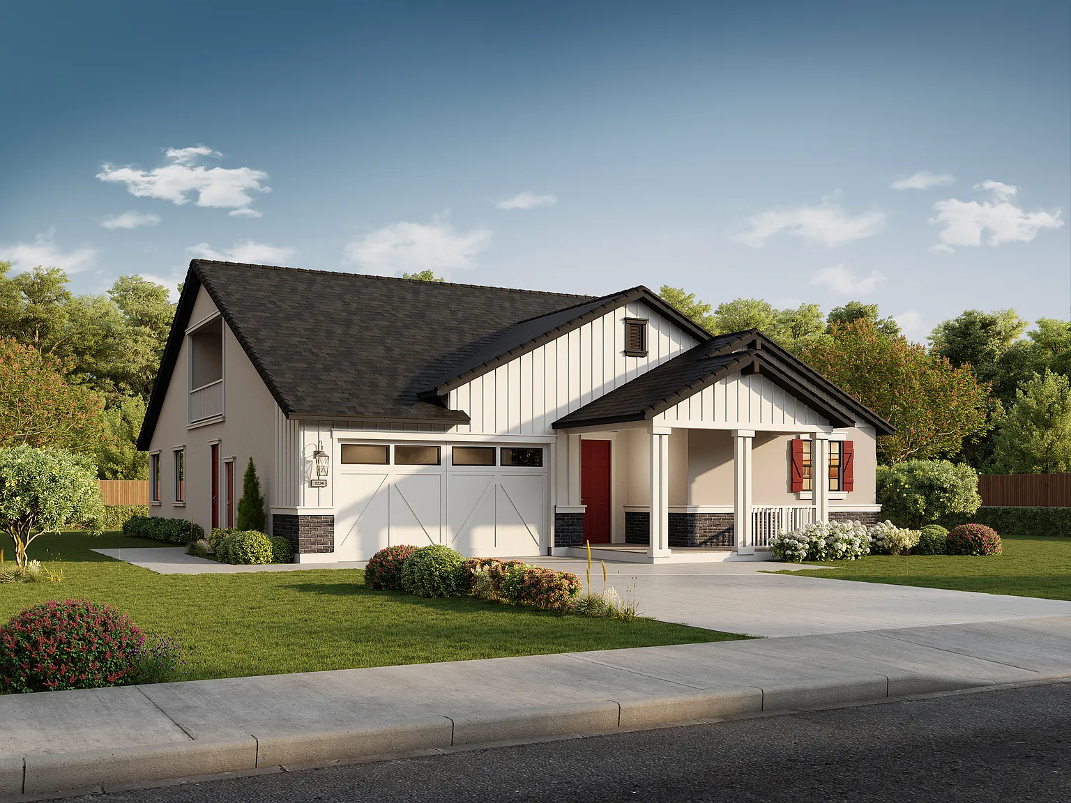 MM Plan 1 // The Laurel Plan, Magnolia Meadows - 4bd/4ba, 2,701 sqft - in Calistoga, CA