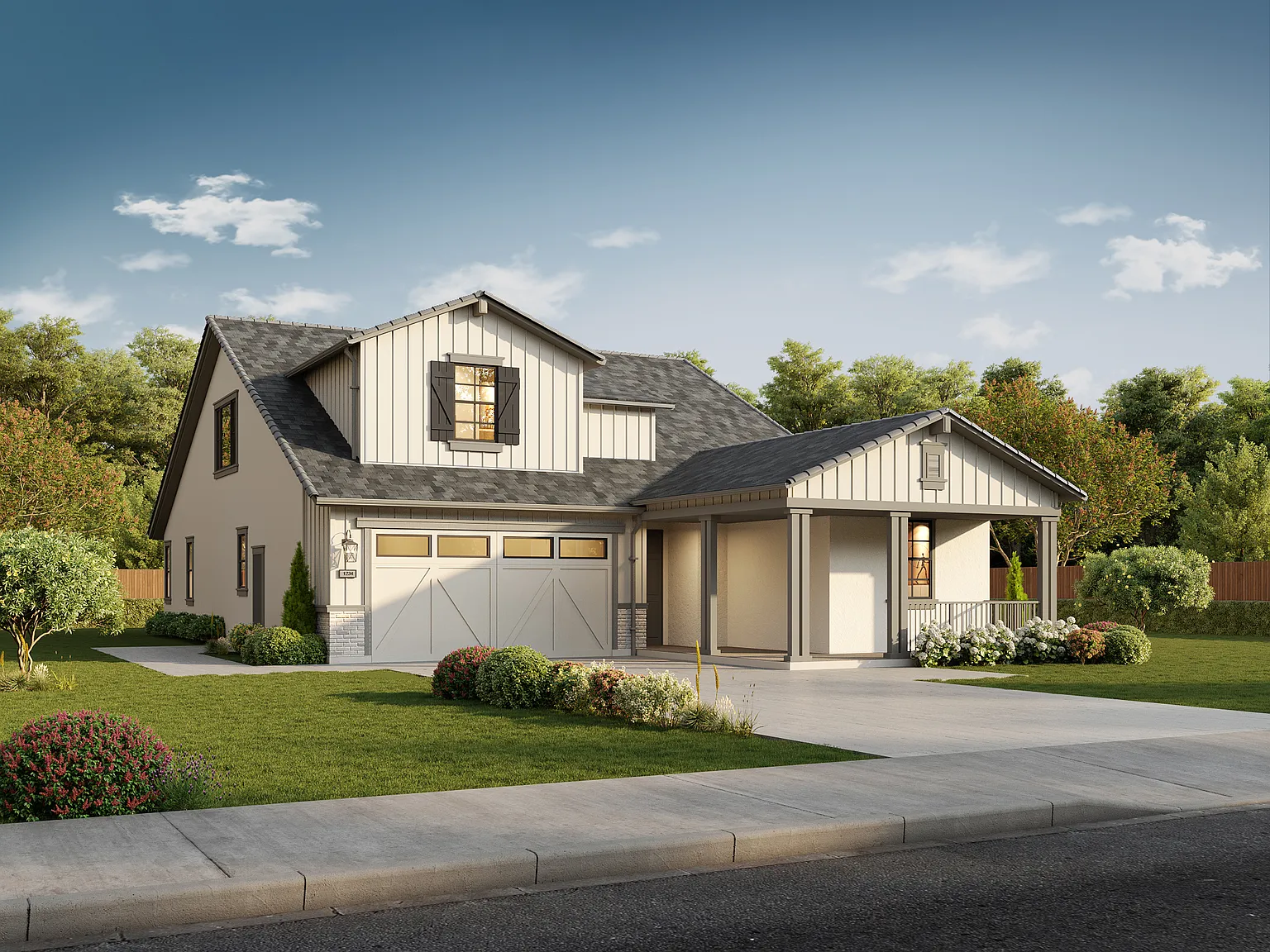 MM Plan 3 // The Willow Plan, Magnolia Meadows - 5bd/4ba, 3,228 sqft - in Calistoga, CA